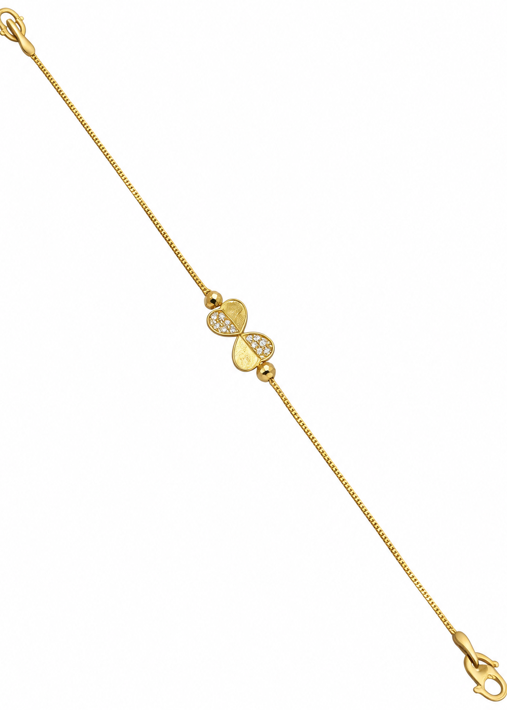 Infinity butterfly bracelet