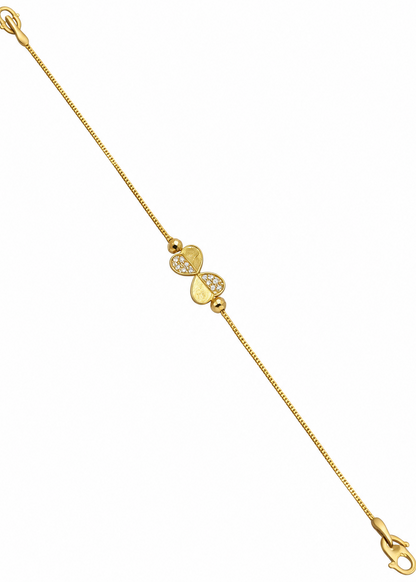 Infinity butterfly bracelet