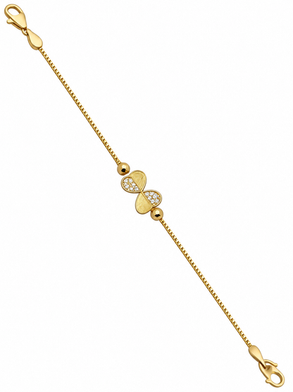 Infinity butterfly bracelet