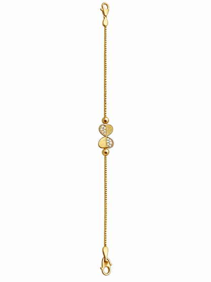 Infinity butterfly bracelet