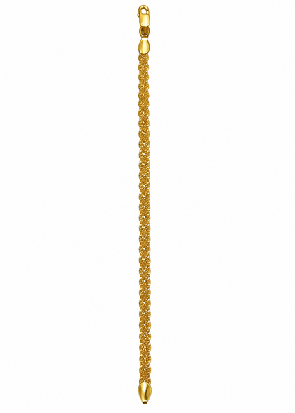 Woven mesh chain bracelet