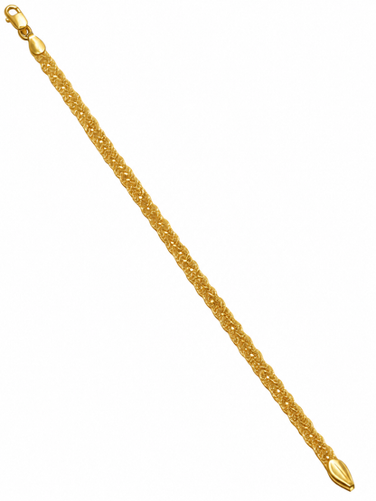 Woven mesh chain bracelet
